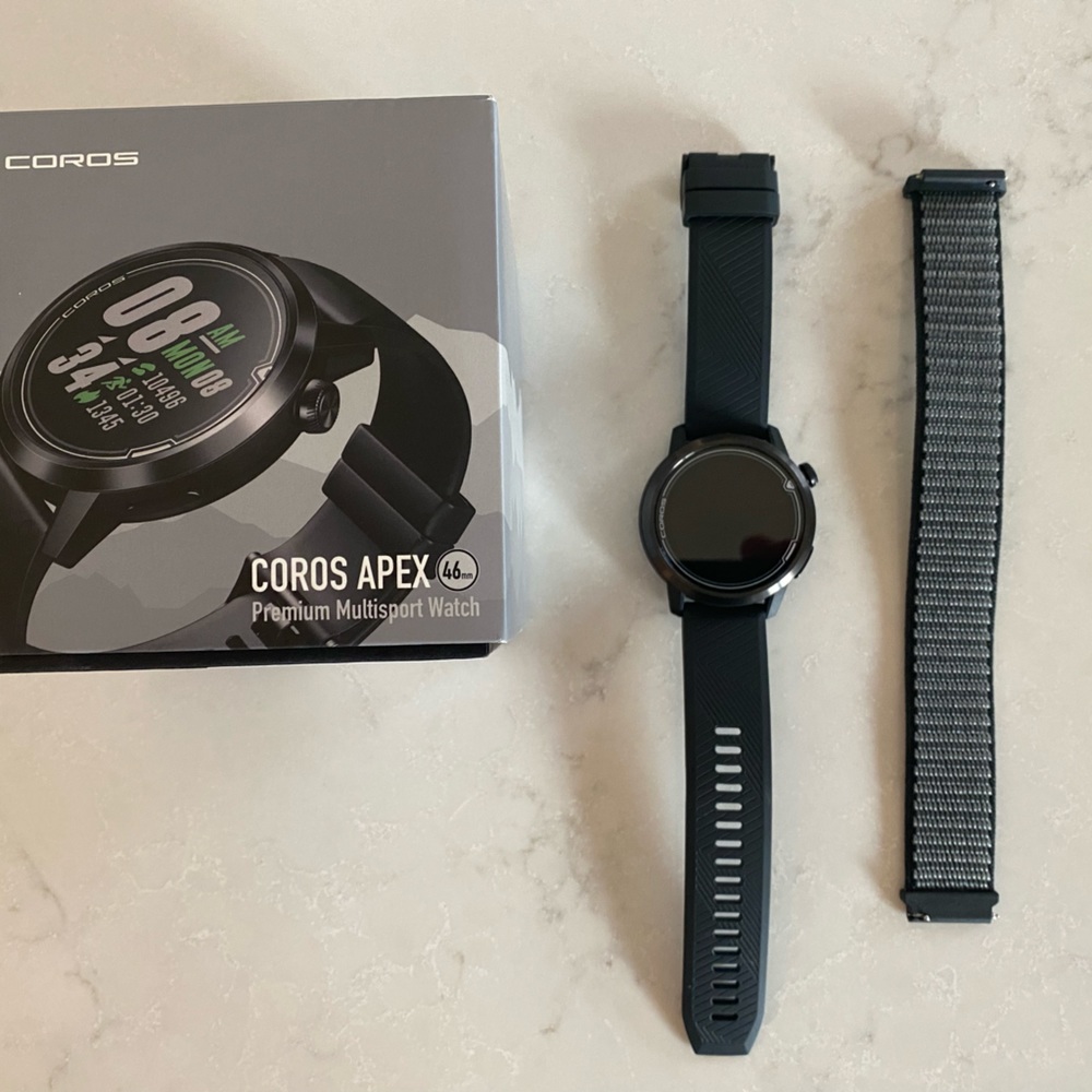 COROS APEX Premium Multisport GPS Watch - 46mm (Black/Grey)